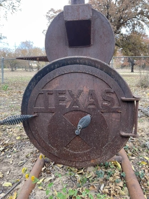 custom metal grills with texas embossed